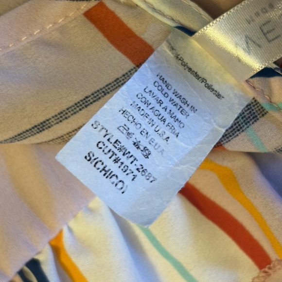 Westmoon Made in L.A. Pink Striped Sleeveless Blouse Size S - Picture 11 of 11